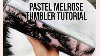 Pastel Marble Split Tumbler Tutorial