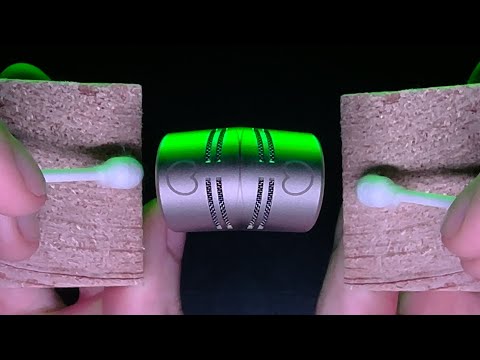 【ASMR】Who wants to sleep now?💤Best triggers for cotton swabs and ear buds【No Talking】