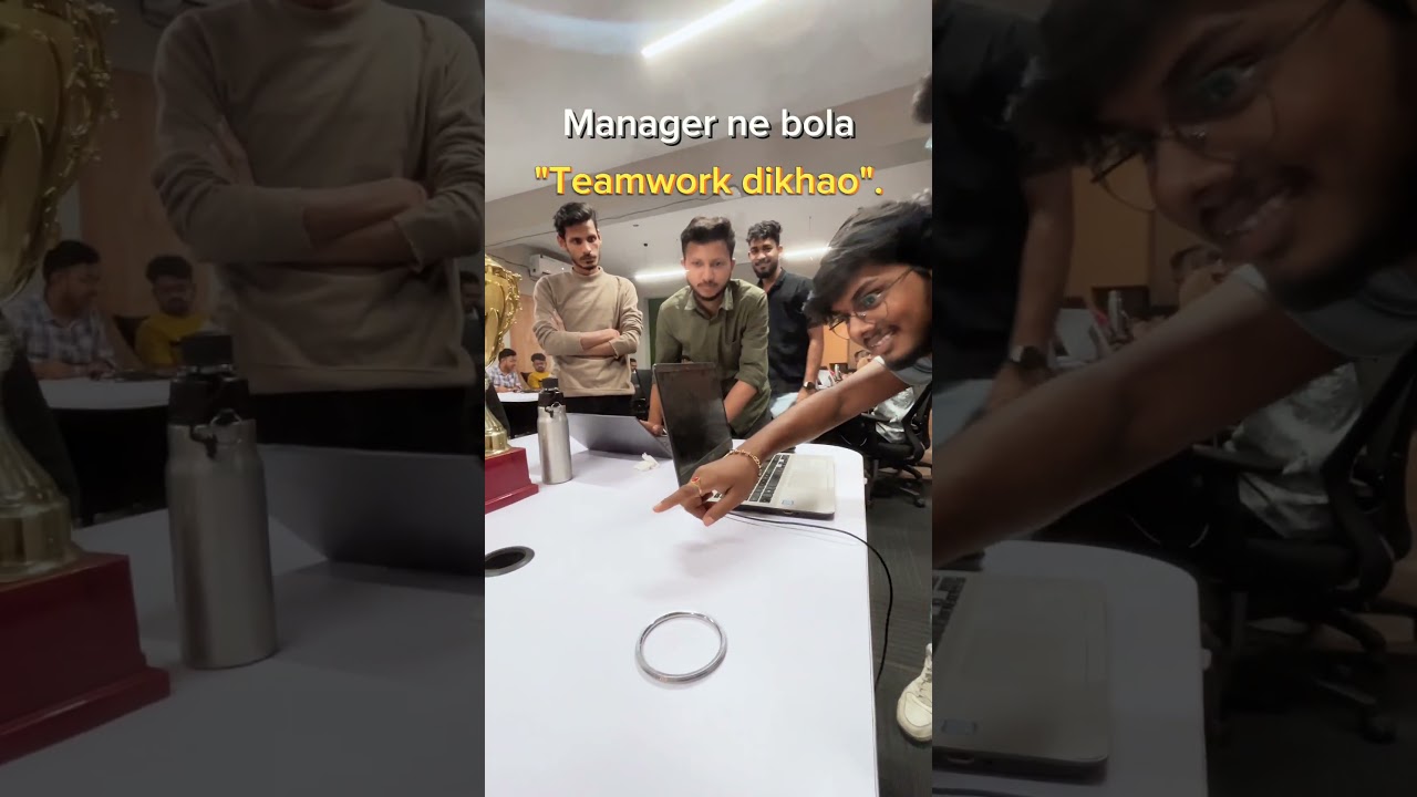 Teamwork makes dream work 🫡😀