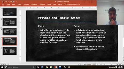 class, object, constructor destructor, public and private scope data members and member function