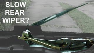 Rear window wiper troubleshooting