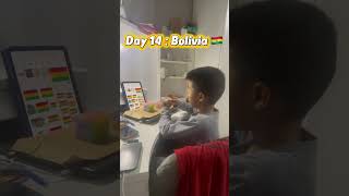 Day 14 : Bolivia 🇧🇴Follow &amp; guess which day would your country be! #bolivia #rubikscube #day14