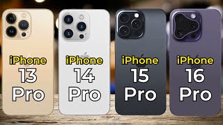 iPhone 16 Pro vs iPhone 15 Pro vs iPhone 14 Pro vs iPhone 13 Pro 🔥 Full Specs Comparison