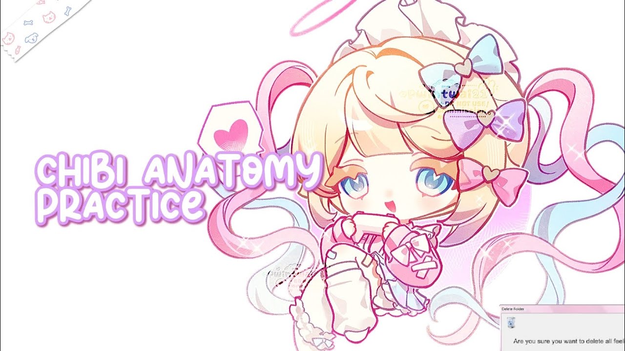 Chibi Anatomy Practice Space| Study with me [Ibispaintx] - YouTube