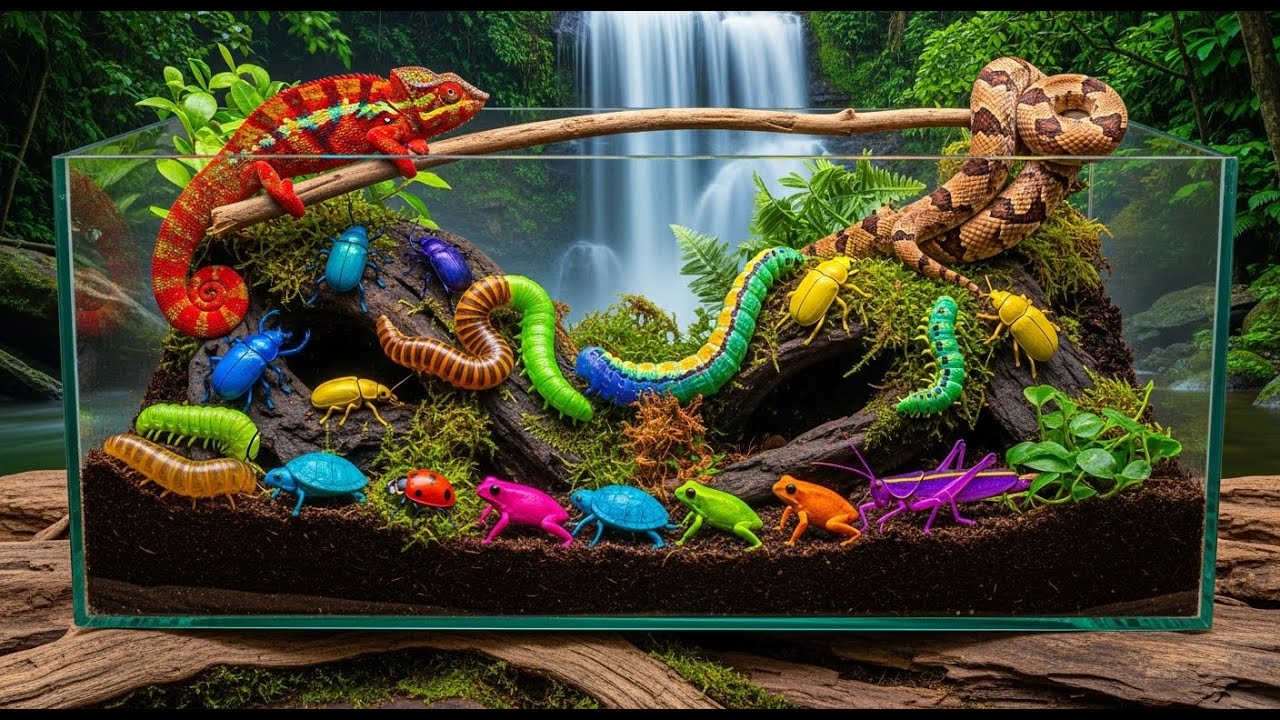 Unseen Jungle Life! Hand Catching Frogs, Lizards & Hidden Creatures