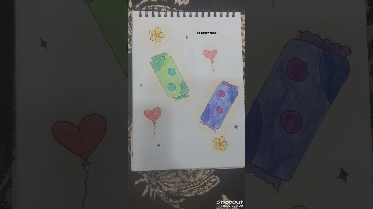 🍬 🍭 🍬 🍭 🍬 🍭 🍬  candies drawing
