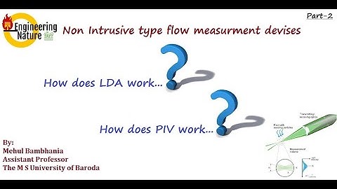 Flow measurement devices || LDA & PIV