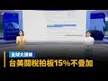 台美關稅協議