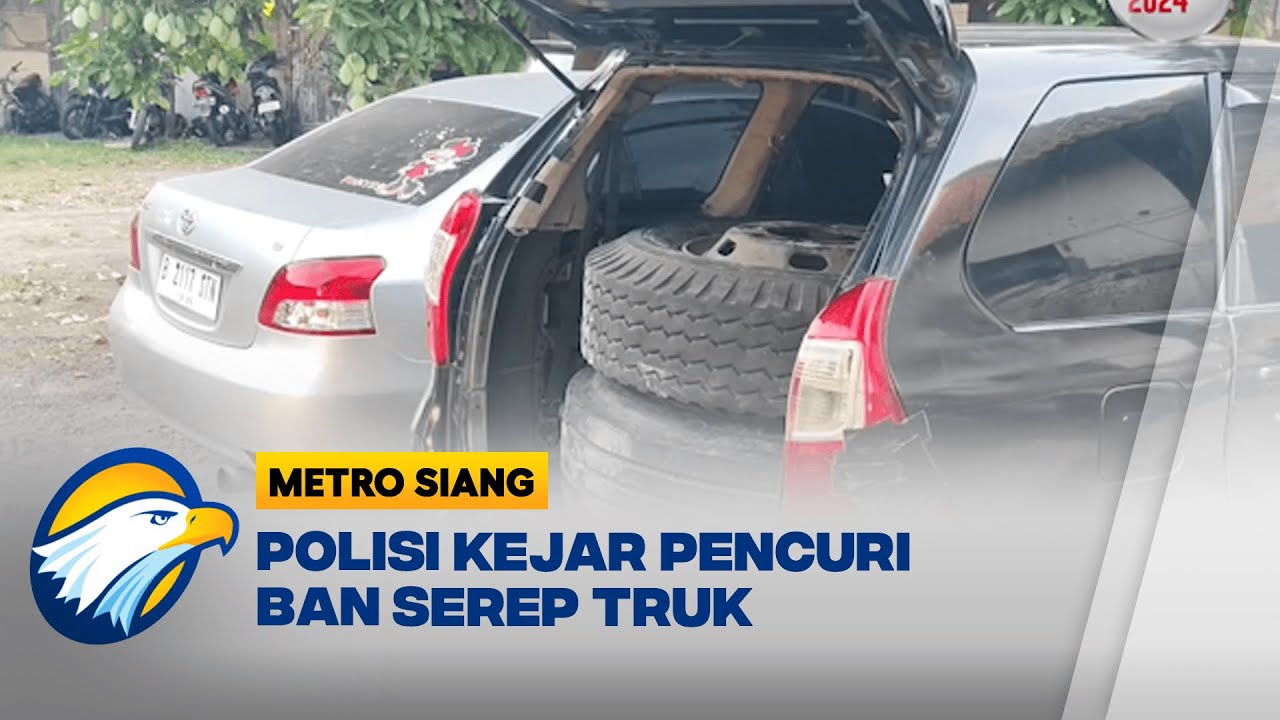 Pencuri Ban Serep Truk 'Kucing-Kucingan' Dengan Polisi di Tol Cipali - [Metro Siang]
