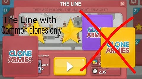 Beating The Line with only Common clones ??? - Clone Armies Self Challenges part 2