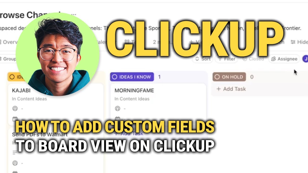 How To Add Custom Fields To Board View On ClickUp: Quick Setup! - YouTube