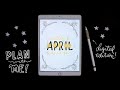 Digital Edition! Plan With Me April | Bullet Journal Set-Up