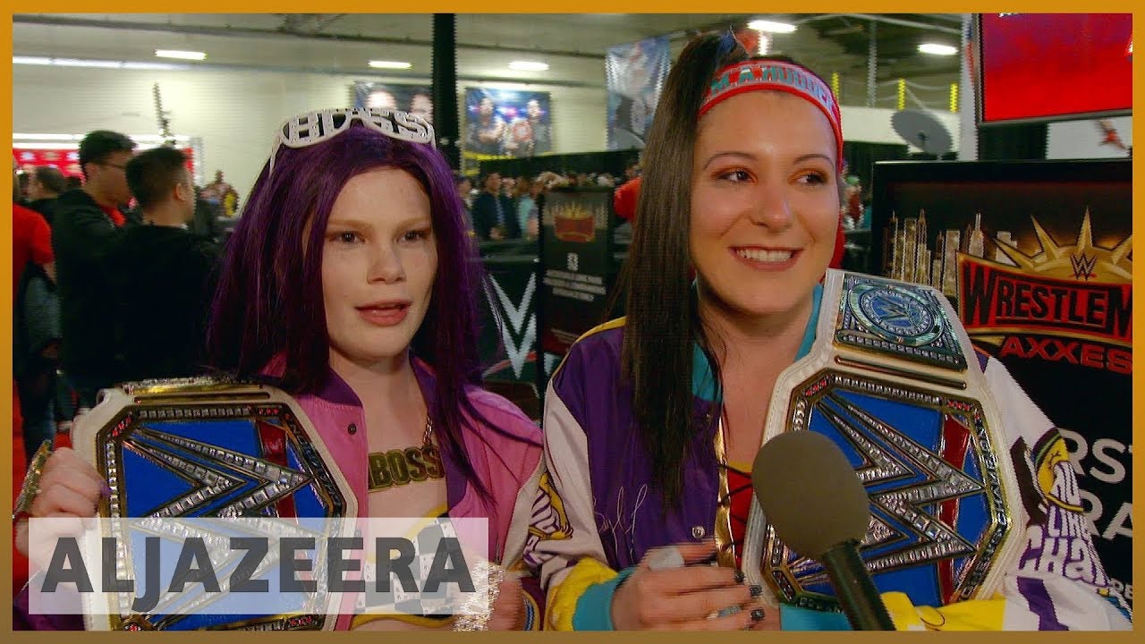 🇺🇸 WWE تتجه إلى نيويورك: الجماهير تتدفق على ريسلمانيا 35 | الجزيرة الإنجليزية