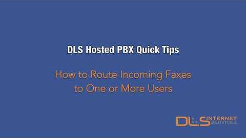 How to route e-fax to one or more users