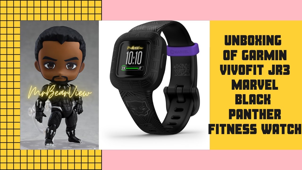 garmin vivofit junior 3 black panther