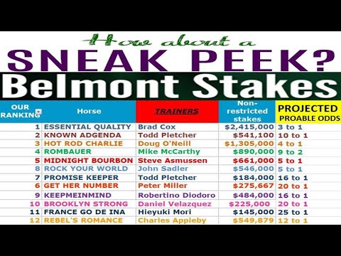 2021 Belmont Stakes odds, contenders, picks: Legendary expert ...