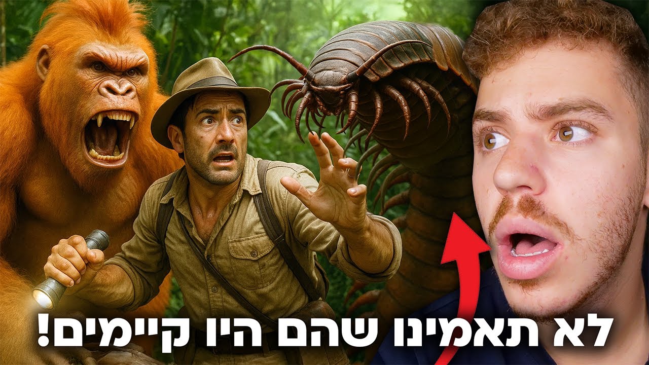 מפלצות קדומות ששלטו בכדור הארץ (יצורים הזויים!)