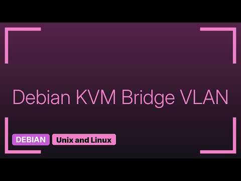 Setup VLAN on linux bridge for virtual machines with systemd