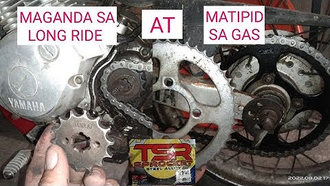 YAMAHA #xtz125  125 SPROCKET SETUP  HEAVY DUTY CHAIN 428