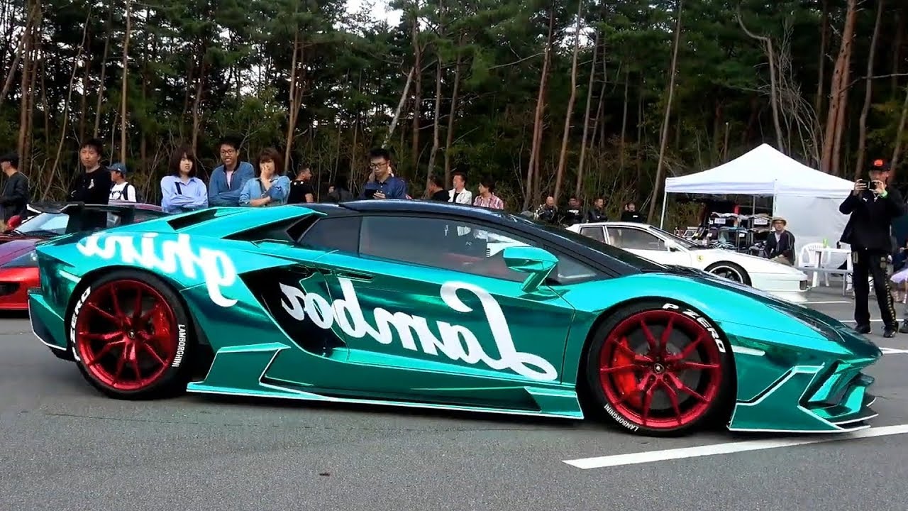 Lamborghini Aventador in Japan - Tokyo - part 6 - YouTube