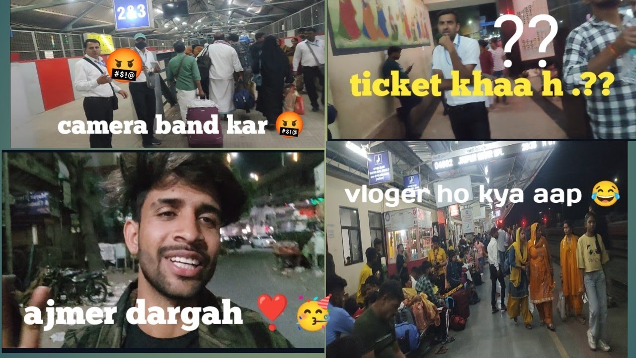 Jaipur to ajmer ️ jate time ticket inquiry😲valo se ladae hogyi🤬 Thane