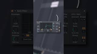 Auto Filter (Explained in 60 Seconds) #sounddesign #ableton #tutorial #soundesign #audiodesign