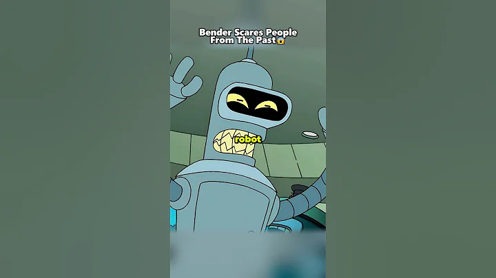 Bender Scares People From The Past😱 #futurama #funny #cartoon #animation #movie