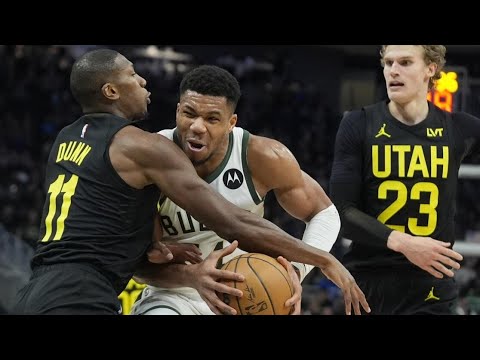 Utah Jazz vs Milwaukee Bucks - Full Highlights | January 8, 2024 | 2023-24 Season