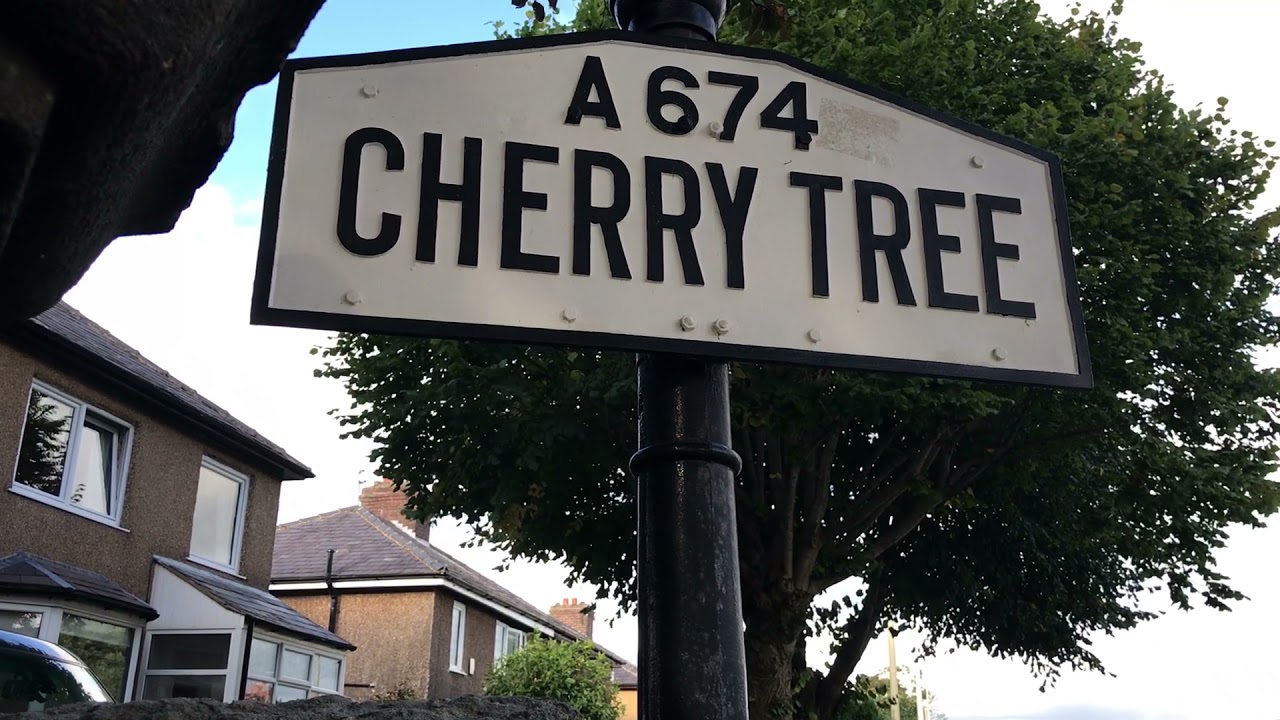 BLACKBURN / CHERRY TREE CAST IRON SIGN YouTube