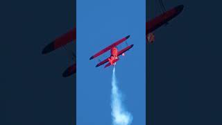 Biplane with a JET?! #shorts #planespotting #airshow