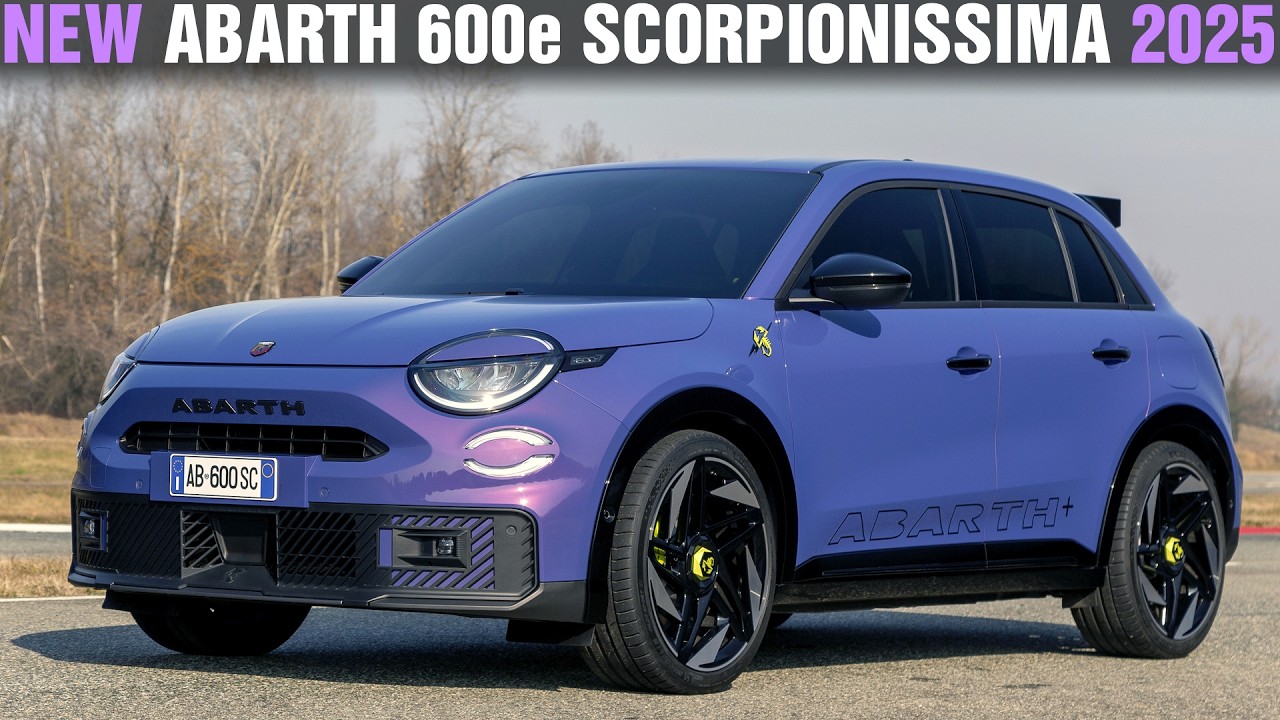2025 Новый Abarth 600e (Scorpionissima и Turismo) - Самая быстрая модель компании!