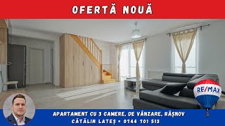 Apartament cu 3 camere, de vânzare, Râșnov