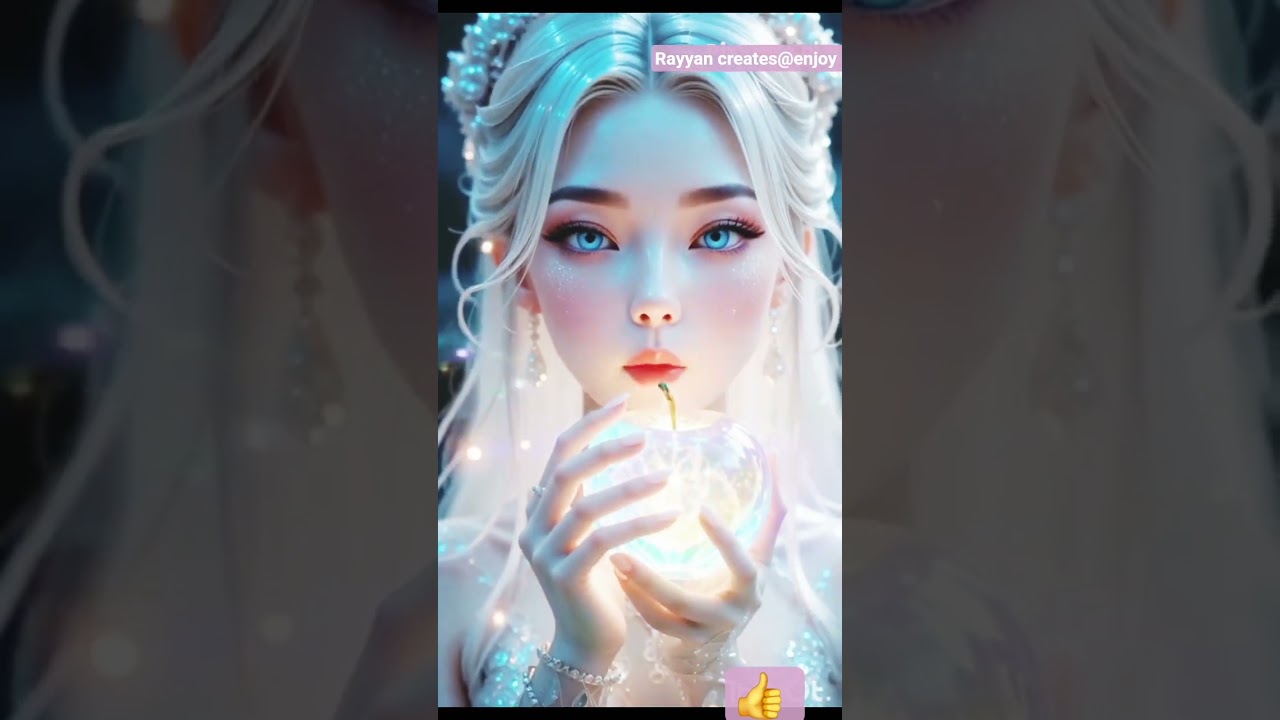 The Magical Glass Girl and Her Crystal Apple ✨🍎GlassGirl 