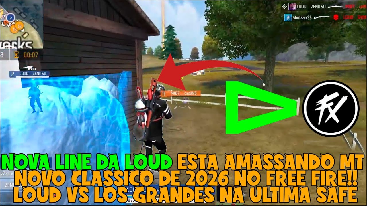 NOVO CLASSICO!! LOUD VS LOS GRANDES - LOUD AMASSANDO MUITO NO DIA DE HOJE CONTRA FLUXO E LOS!!!