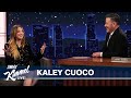 Kaley cuoco on flying with a baby her partner never seeing big bang  playing an assassin pregnant