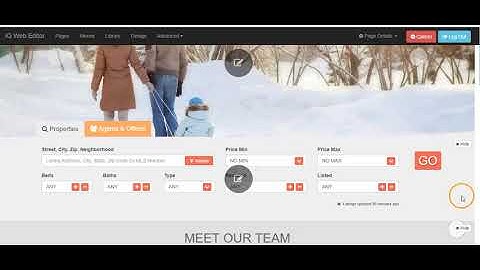 How to hide sections on your website
