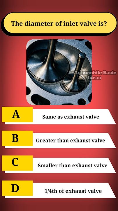 The diameter of inlet valve is?