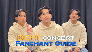 Dept 응원법 Fanchant guide(whenever it rains, truth, autumn breeze, 500days, 어쩌면 또 마지막이 될까봐, van gogh