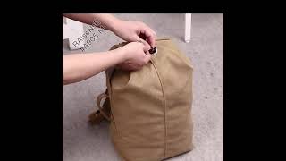 大容量 多機能バックパック シンプル ミリタリー 旅行 リュック 鞄 3色 #A905