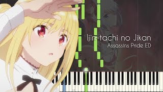 Ijin-tachi no Jikan - Assassins Pride ED - Piano Arrangement [Synthesia]
