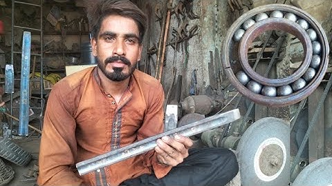 Forging a Chisel from Old Bearing - Chisel Making