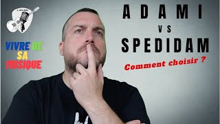 Quelles DIFFERENCES entre l'ADAMI et la SPEDIDAM ?