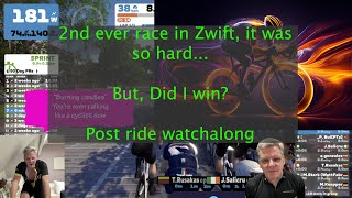 Second Ever Zwift Race - Post Ride Watch along by Mickey the Cockapoo & Dad’s books 157 views 1 year ago 47 minutes