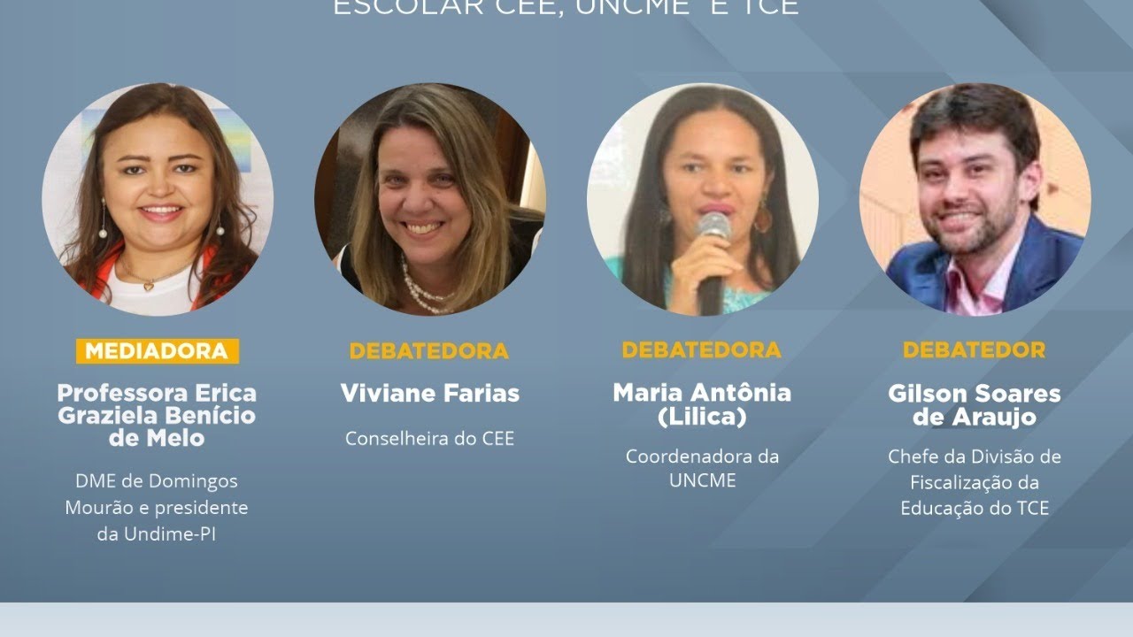 Web Conferência - Orientações e normatização do calendário CEE, UNCME e TCE
