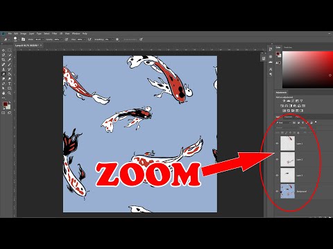 Cách ZOOM layer trong Photoshop