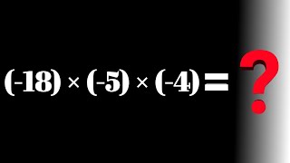 How To Solve -18 -5 -4 ?