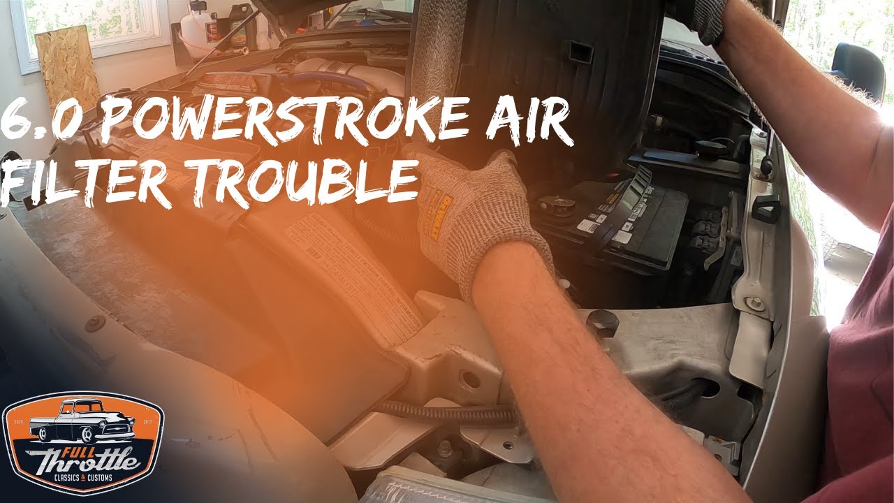 Having trouble with your 6.0 Ford Powerstroke Air Filter - Here how to remove it.