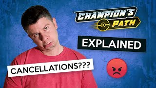 CHAMPIONS PATH Explained! Cancelled Elite Trainer Boxes Pokemon Champions Path ETB Cancellations