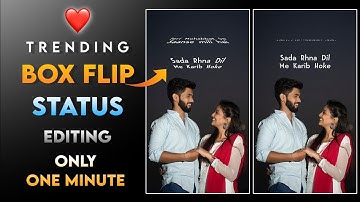 How to make Box Flip Text status tutorial in Alightmotion || technicalmahatma