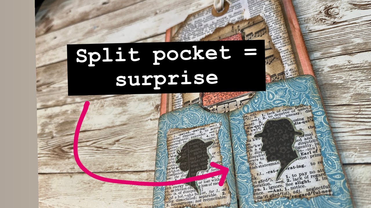 INTRIGUING GATEFOLD POCKET for our junk journals  ~ 